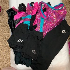 GK leotards, shorts, and Capri
